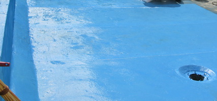 roof blue