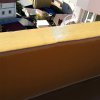 Парапет кровли после нанесения первого слоя эластичного композита